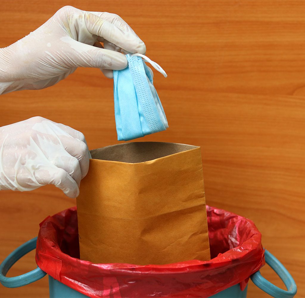 Biohazard waste bags