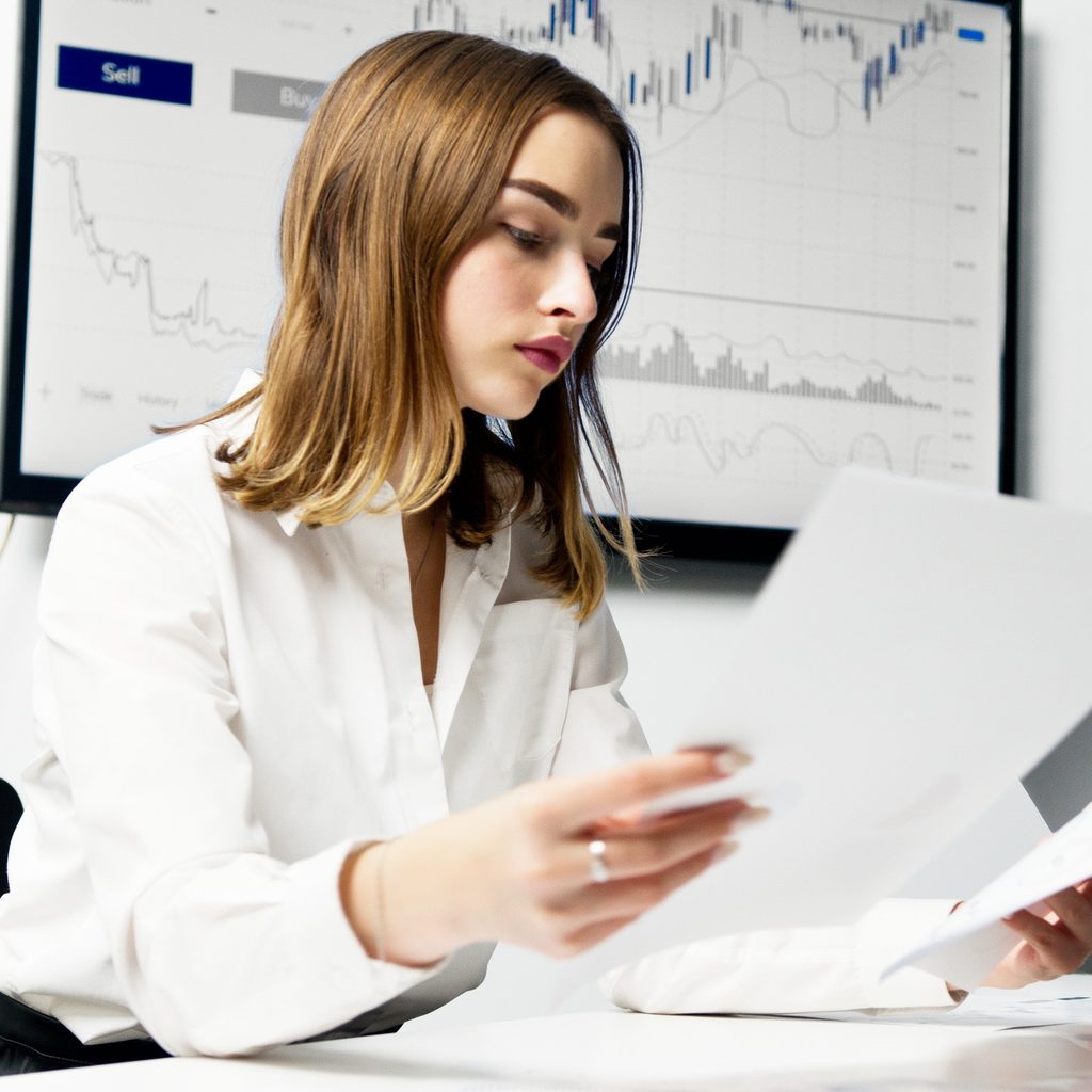 Woman in White Blouse Holding White Printer Paper