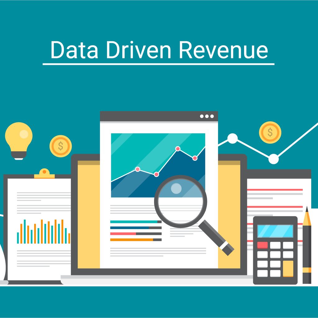 Data-driven revenue graphic