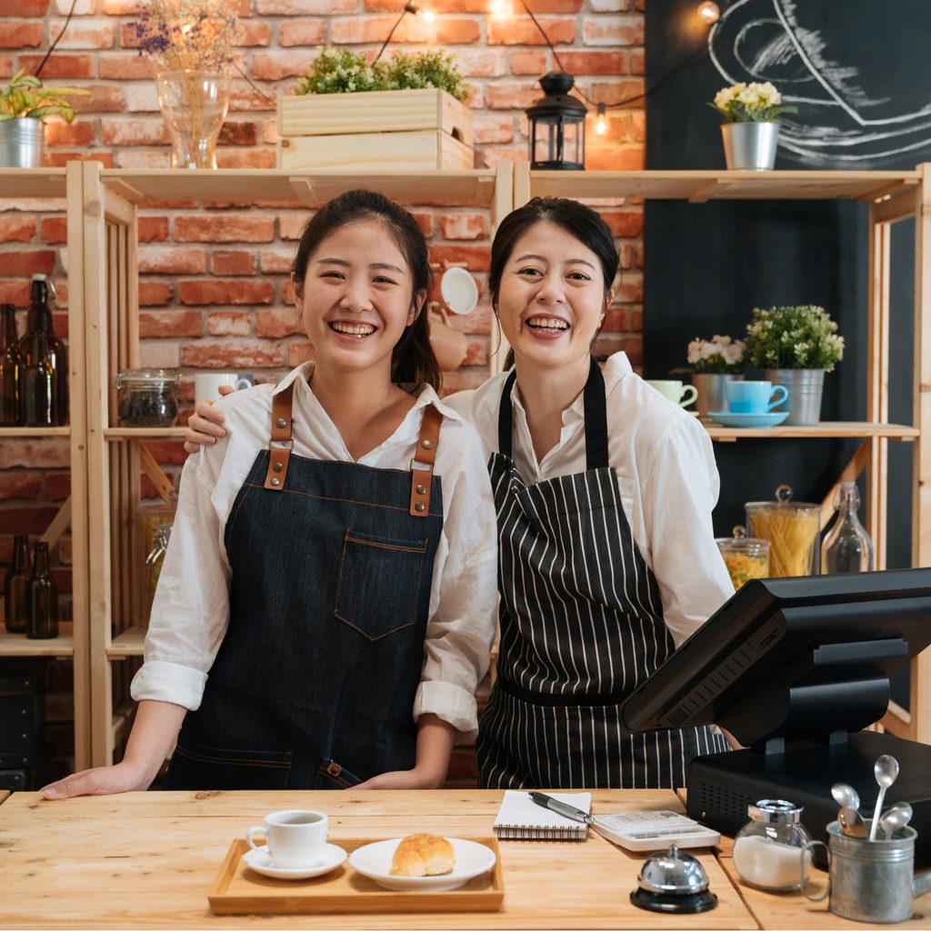 Two women startup owners
