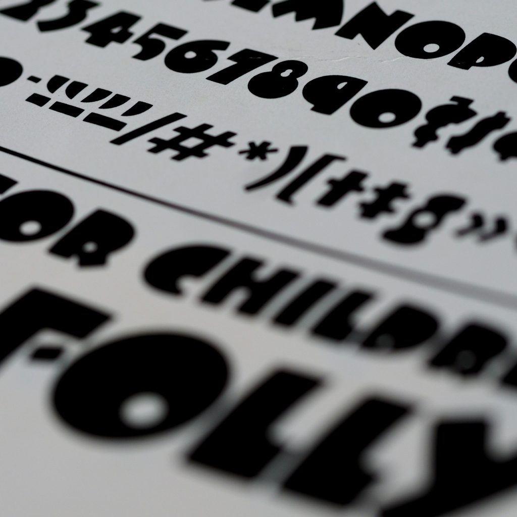 Examples of sans serif font types