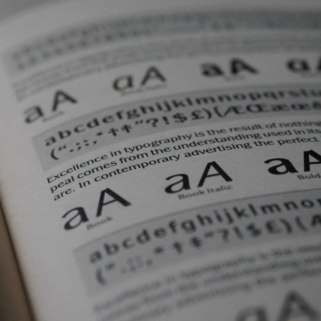 Examples of serif font types