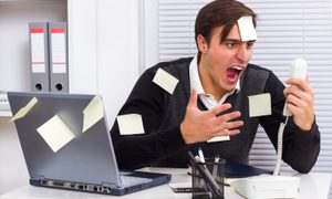 time management skills stressed man