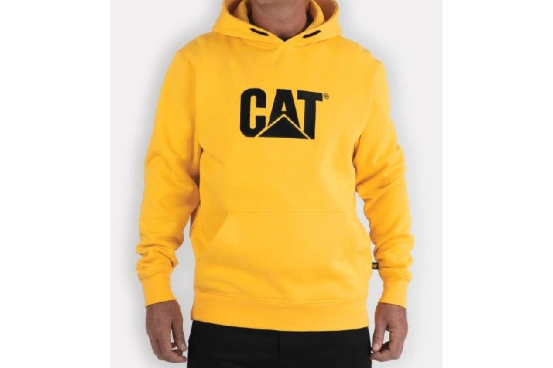 Caterpillar sweatshirt with hood