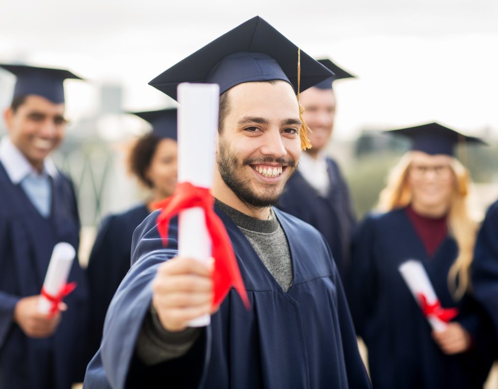 Proud student who recently graduated