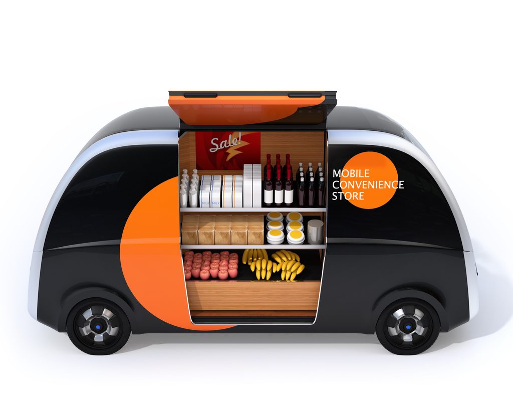 Electric mobile store