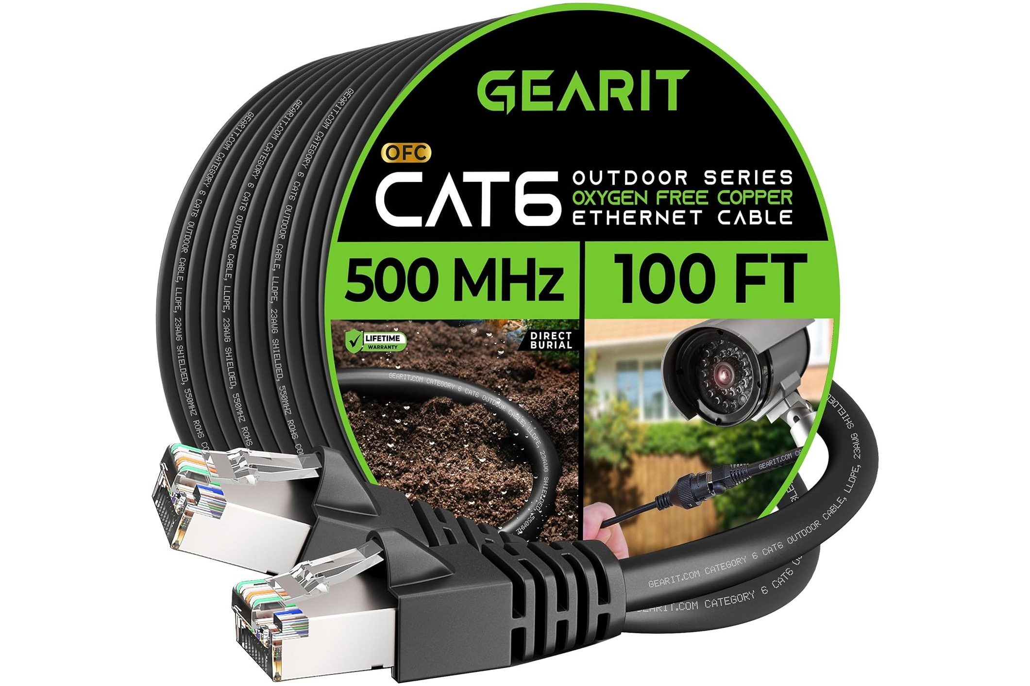 GearIT Cat6 Outdoor Ethernet Cable
