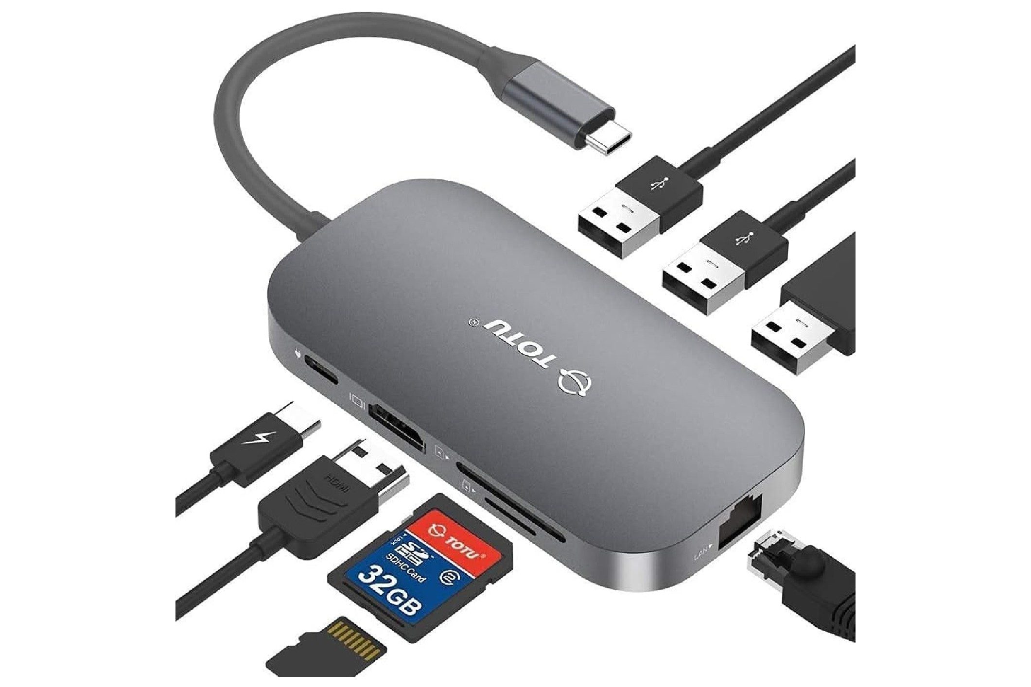 TOTU USB C Hub