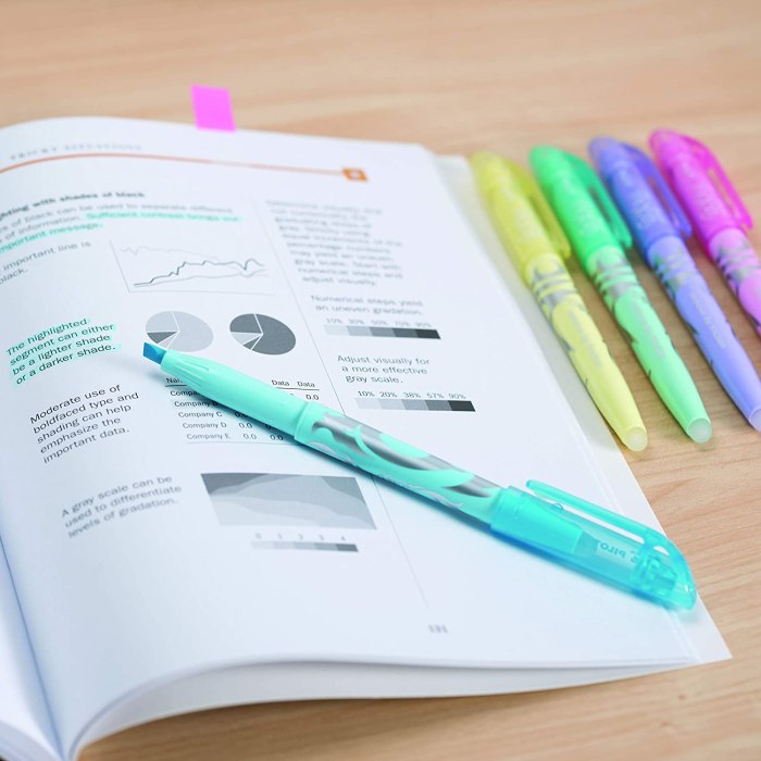 the best erasable highlighters