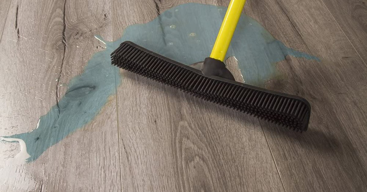 The best rubber brooms for easily cleaning up hair, dirt, and other ...