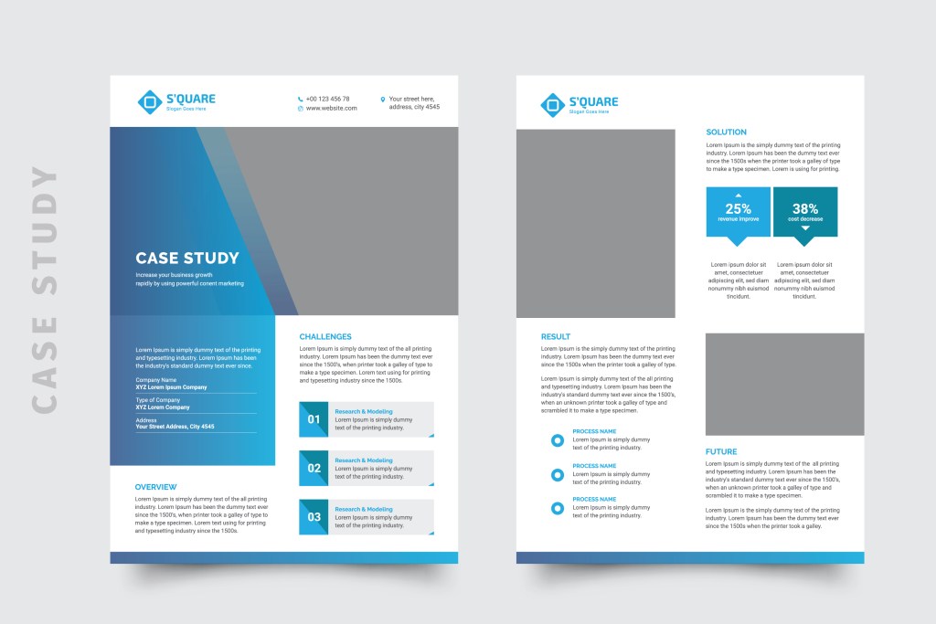 Case Study Flyer Template