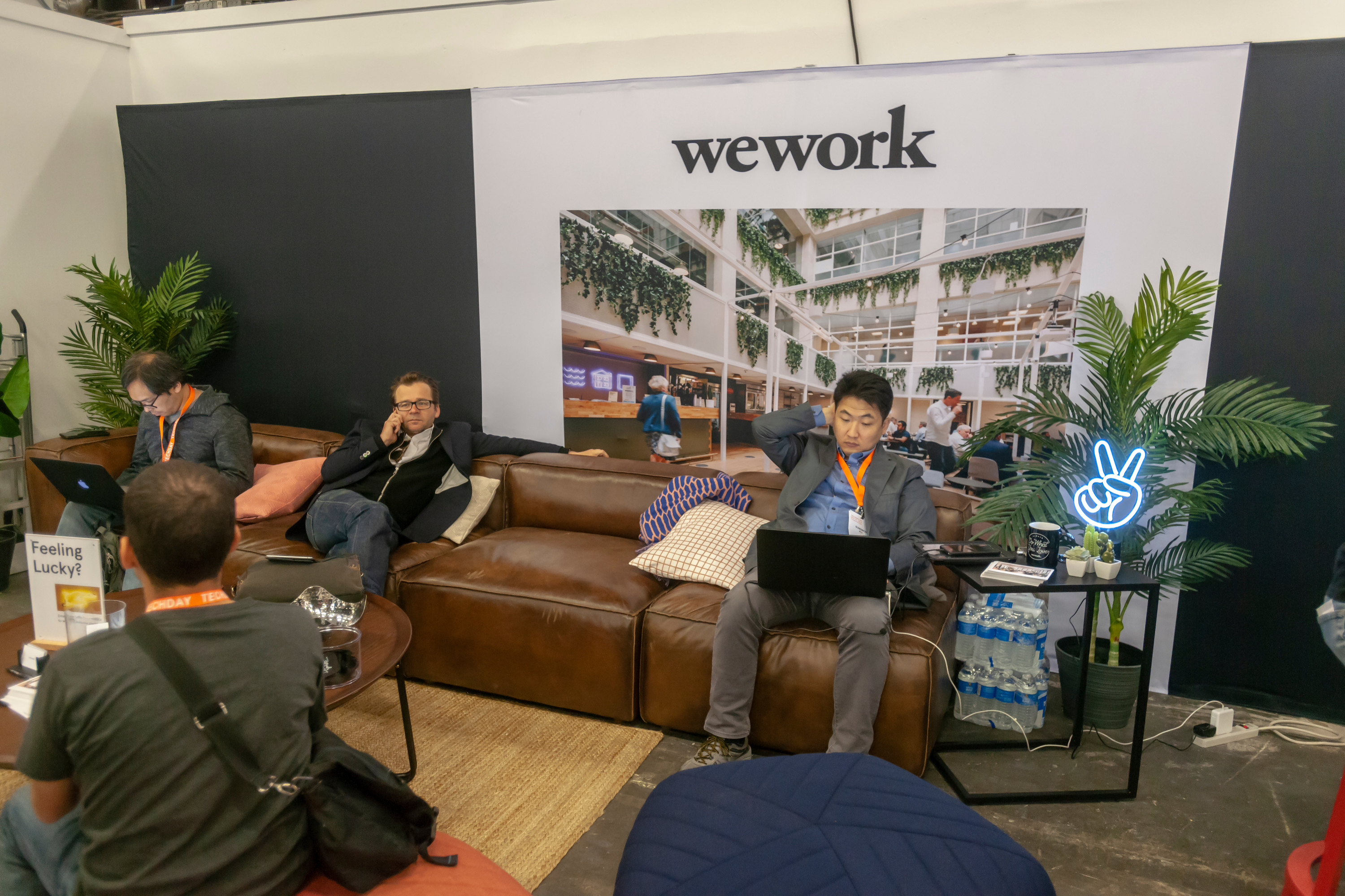 People Working At WeWork Office
