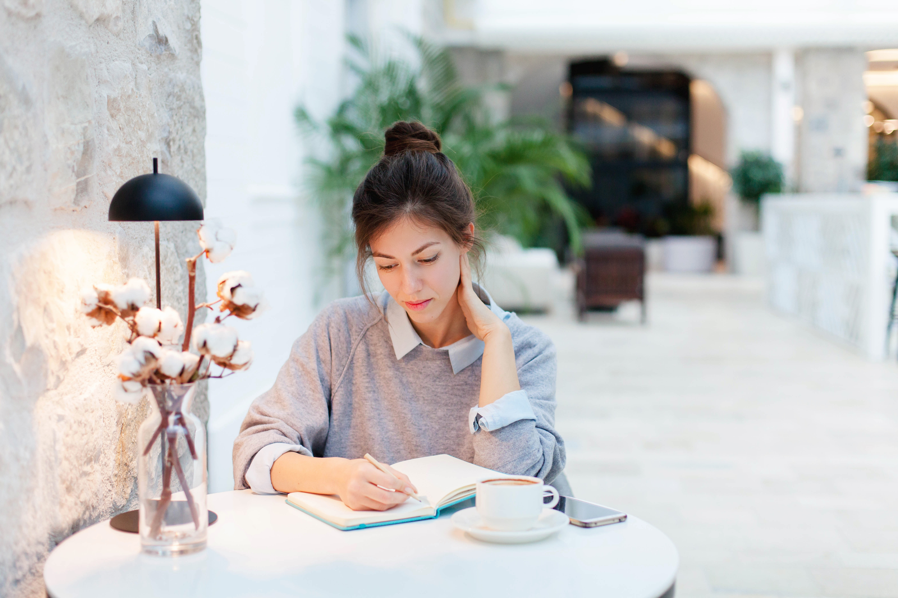 Woman Working On Career Plan