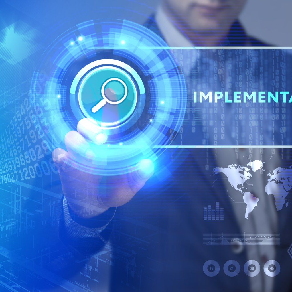 Implementing New Technology Graphic