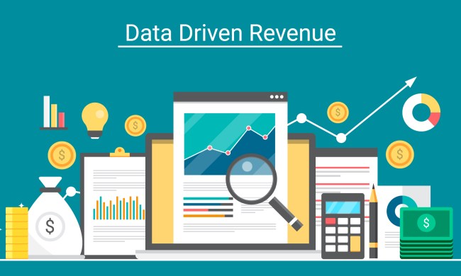 Data-driven revenue graphic