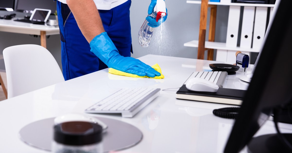 How to clean and disinfect an office yourself ToughJobs