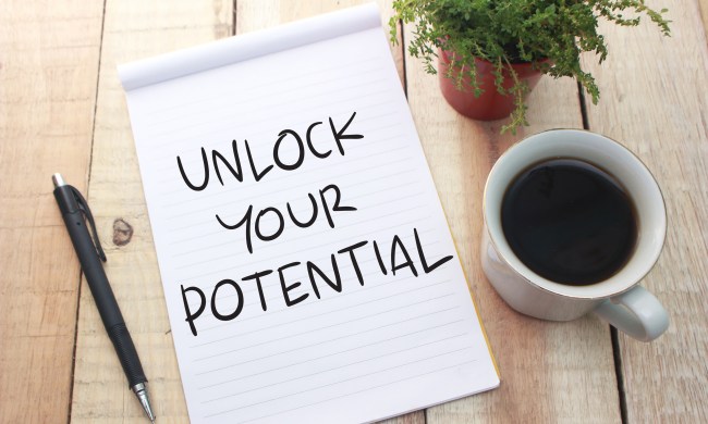 growth mindset business unlock your potential  motivational inspirational quotes words typography concept