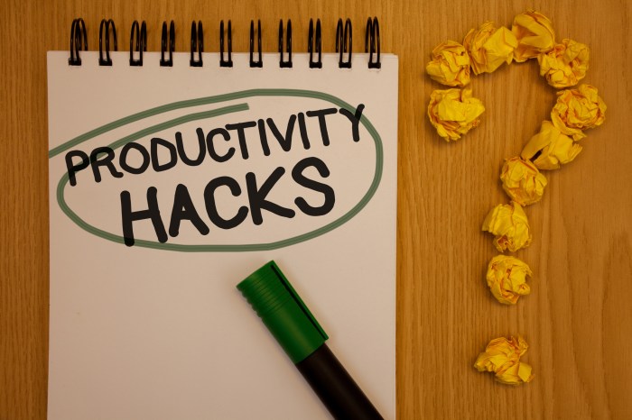 productivity hacks