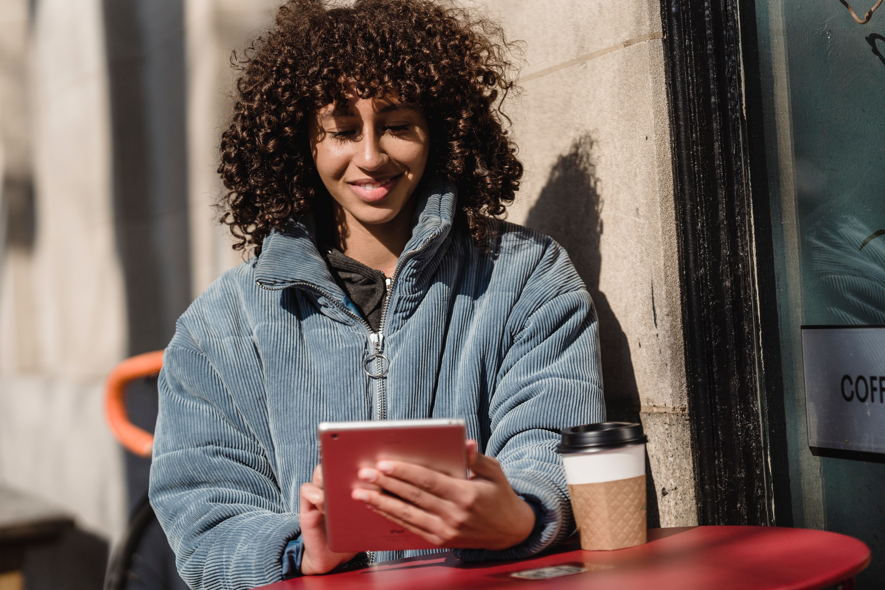 Customer engaging with chat bot