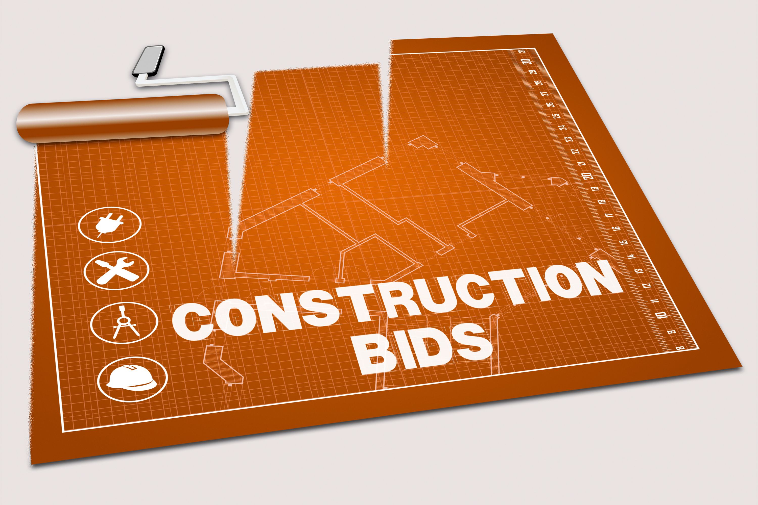 Construction bids graphic
