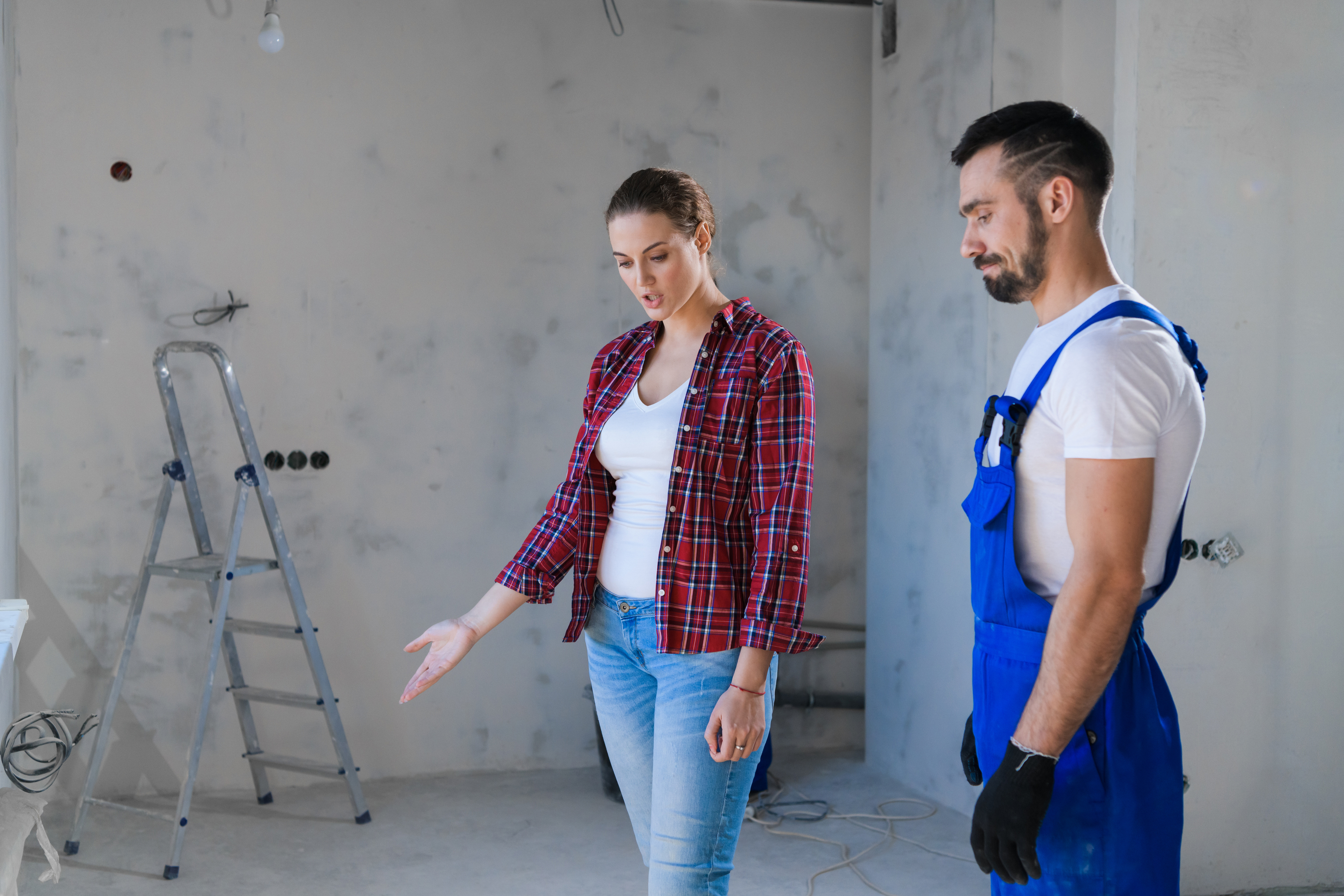 Client displeased with contractor work