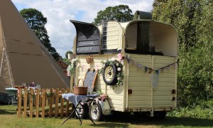 Food truck at an event