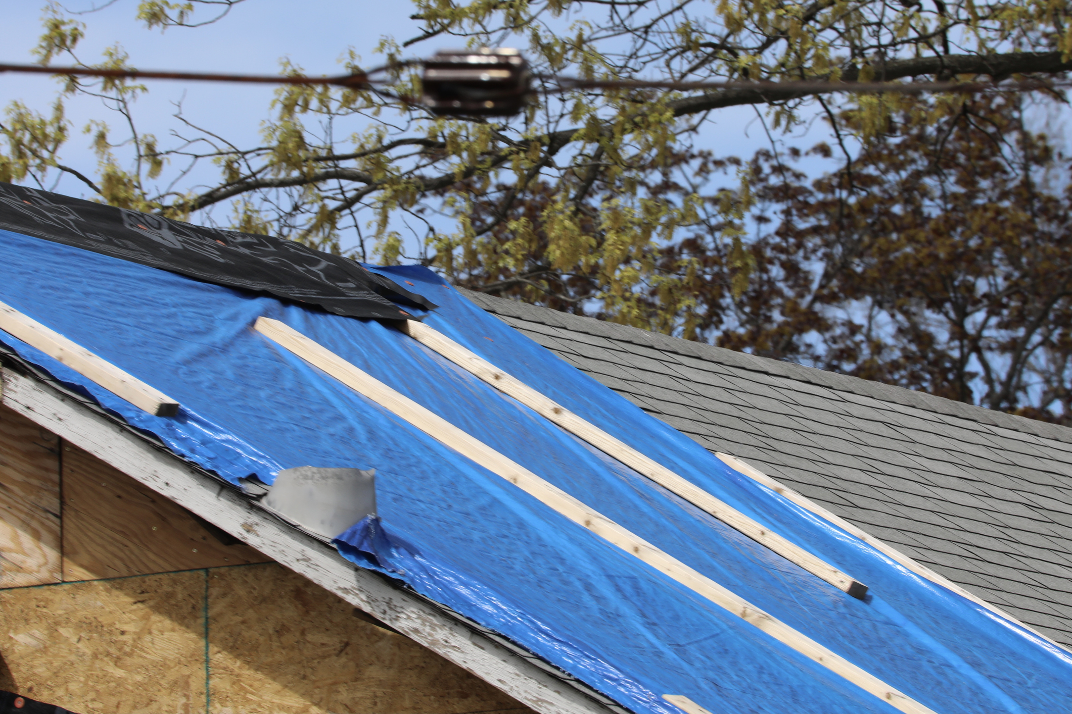 Roof that requires repairs