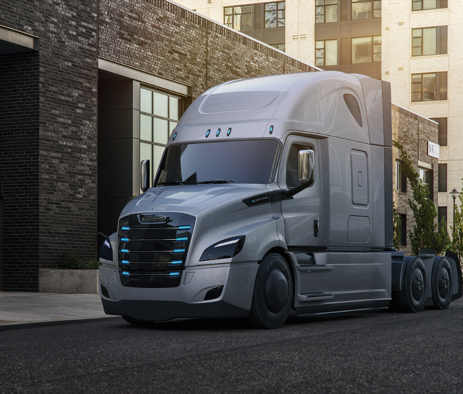 Daimler eCascadia EV semi