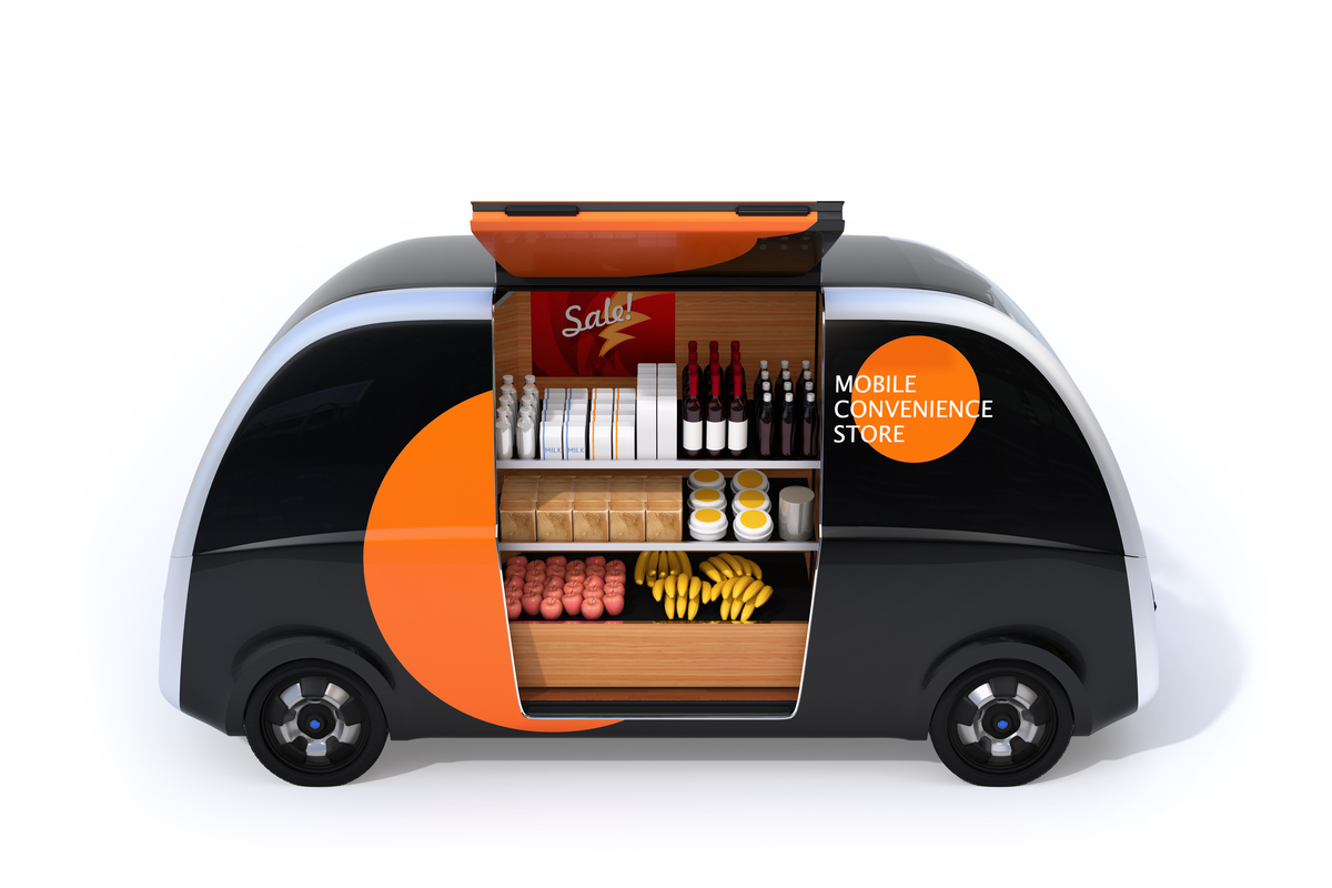 Electric mobile store